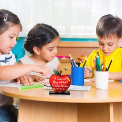 Jetec 3 Pack Teacher Appreciation Table 7.36 inches x 7.87 inches, Multicolor