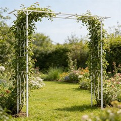 Pergola Garden Patio Archway Plants Trellis Arch Wedding Metal Backdrop Stand
