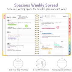2026 Planner, Calendar Planner Weekly and Monthly, January 8.5″ x 11″ Purple