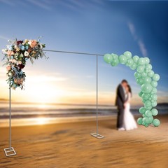 Wedding Backdrop Stand Metal 50*23cm Wedding Flower Stand 6*3m Background Stand