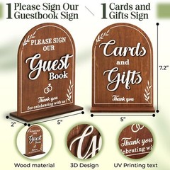 Wooden Wedding Signs – Ceremony & Reception Decorative Signage