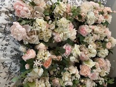 rustic country wedding flower table decorations 