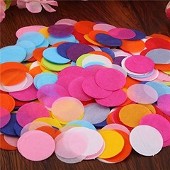 1.2 Inch 2000 Pieces Multicolor Circle Paper Confetti for Party Wedding tions