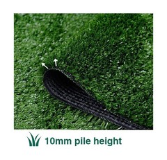 LITA Artificial Grass Turf Lawn-7 Feet x 15 Feet, 0.4″ Indoor Outdoor Rug Syn…