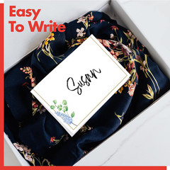 110 PCS Tent Cards, Small Place Cards with Elegant Floral Design Delicate Seatin