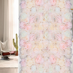 6 PCS Flower Wall Panel Floral Backdrop Flower Wall Decoration Wedding Party