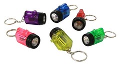 36 Mini Flashlight Keychains Assorted Neon Colors Party Favor Toys (3 dozen)