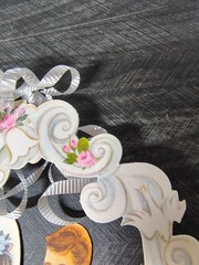 Vtg Hallmark Wedding Centerpiece 6os 70s Honeycomb Bride Groom Arch Lot Of 6