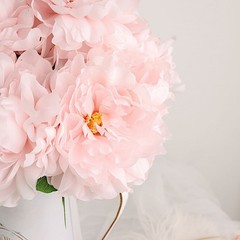 BLUSH 2 Bushes 17″ Silk ARTIFICIAL PEONY FLOWERS Bouquets Wedding Party Supplies
