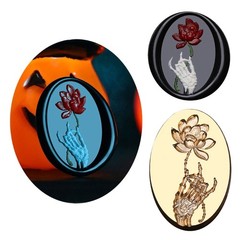 Brass Sealing Wax Stamp Halloween Series Wax Seal Stamp for Cards Decorations