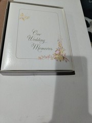 VINTAGE OUR WEDDING MEMORIES ALBUM Book WITH BOX – CR Gibson 1977