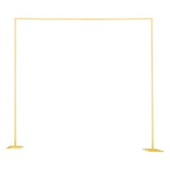 VEVOR Arch Backdrop Stand Square Metal Arch 8 ft x 8 ft for Wedding Party Decor
