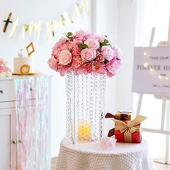 Elegant 15.7″ Tall Flower Vases – 2 Pcs Geometric Centerpieces for Weddings & Pa