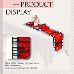 12 x 72 Inch Movie Night Table Runner Movie Theme Party 3 Fresh Style