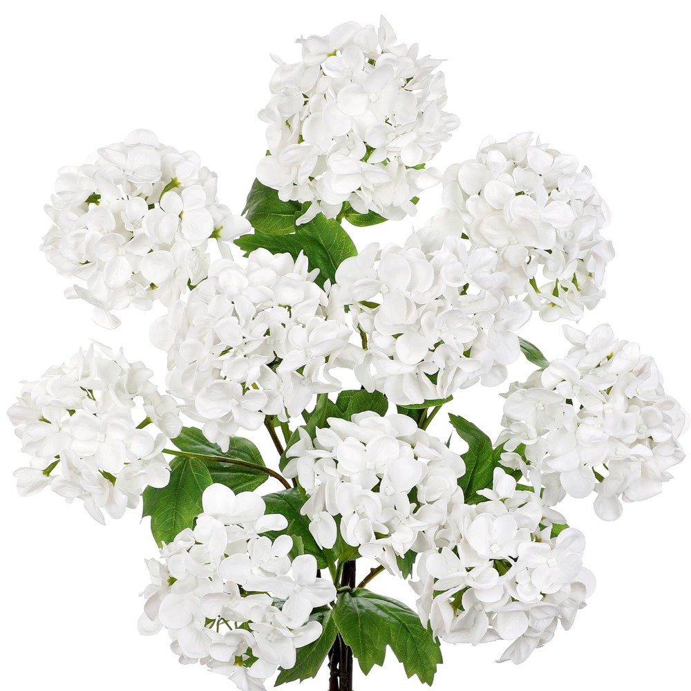 Real Touch Hydrangea Artificial Flowers 19” Tall Artificial Hydrangea Flow