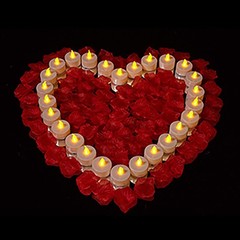 Roomsily LED Tea Lights with Remote 12pack, 12pcs control Warmyellow