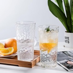 24-ounce Plastic Tumblers, Acrylic Drinking Glasses High-Balls, set of 8 Clear