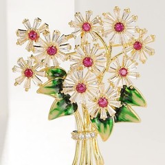 Elegant Pearl Flower Designer Brooch Pins Broches Costume Jewelry For Women F…