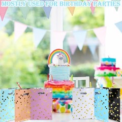 Agaommio 30pcs Party Favor Bags for Kids 30pcs Polka Dot Pattern 6colors