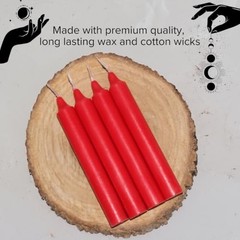 Red 5 Inch Ritual Taper Candles – Bulk – 24 Pack – Mini Taper Candles