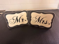 Mr. and Mrs. Plaques