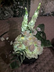 Centerpiece/ table decor / Topper with fairy Lights New