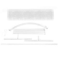 White Metal Wedding Arch Backdrop Background Mesh Wall Circle Balloon Arch Sale