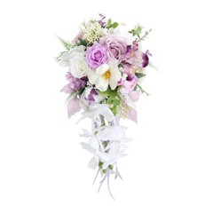Waterfall Bridal Bouquet Floral Wedding Centerpiece for Proposal Festival