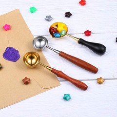 Durable Brass and Stainless Steel Wax Seal Spoons – Perfect for Gifts