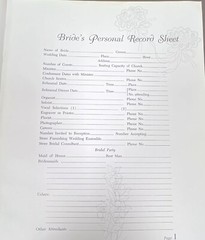 Vtg Wedding Planner Journal Epherma “Alter Bound” Bride Shower Gift 1950s Photos