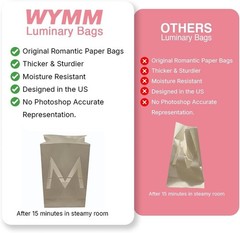 White Luminary Bags for Just Married Decor – 2020 Pieces