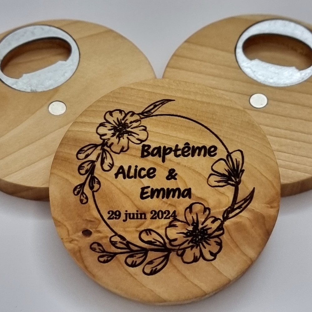 wedding favors for guests, Customized Wood Makeup Hand Bottle Opener(25 pieces)