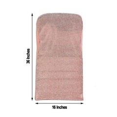10 Spandex Folding Chair Covers Glittered Metallic Back Wedding Supplies Event