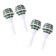 4Pcs Assorted Color Flower Base for Wedding Floral Holder and Bouquet Support