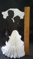 2 Wedding Centerpieces,Table Decor, Groom and Bride, Decoration,Boda,Cake topper