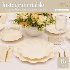 Sophistiplate Eco-Friendly Compostable – Of Bamboo Wood Fiber And