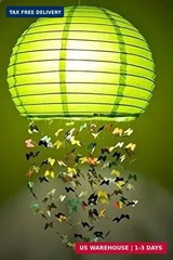 Supla 20 Pack Chinese White Paper Lantern Round 4″ 6″ 8″ 10″ 12″ White Hanging L