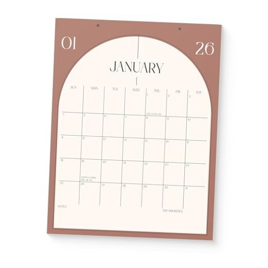 Versatile Calendar 2026-2027 – Vertical January 2026 8.5×11 Inches No Magnet