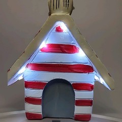 Peanuts Snoopy Led Patriotic Snoopy Dog House 4th Of July