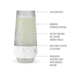 Host Freeze Insulated Champagne Glasses, Gifts for Mom, Home Bar Gifts for Wo…
