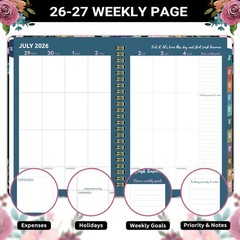 Planner 2026-2027, Academic Planner 2026-2027 for Women, JULY 2026 – JUNE 202…