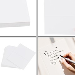 160 PCS Blank White Place Cards 2×3.5 Inch Tent Name Tags Table Setting