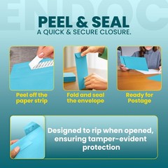 6×9 Blue Envelopes Self Seal, 25/pack, Colored | 25 Count, | 25 pack