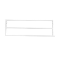Elegant 8.5ft White Metal Wedding Arch Frame with Sturdy Base for Events