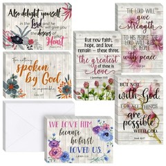 BEST PAPER GREETINGS Inspirational Cards with Envelopes – 60 Pack, 4 x 6 in, …