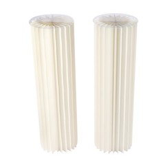 MilkyWhite Cardboard Vase Desktop Floor-standing Cardboard+Acrylic Wedding Decor