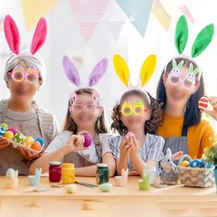 Easter Headbands and Glasses Frames for Kids Adult Photo Opportunities
