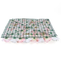 8 Pcs Wedding Artificial Silk Flower Wall Panel Floral Backdrop Party Decoration