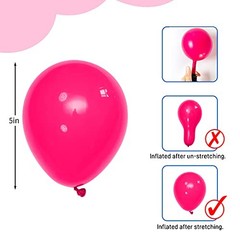 5 Inch Rainbow Balloons, 200Pcs Tiny Balloons Assorted 5inch Mutli Color2