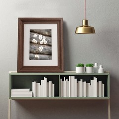 GraduationMall 8×10 Wooden Picture Frames,Display Photos 5×7 with Mat or 8×10…